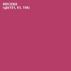 #B53D68 - Hibiscus Color Image