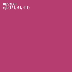 #B53D6F - Hibiscus Color Image