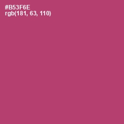 #B53F6E - Hibiscus Color Image