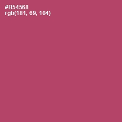 #B54568 - Blush Color Image