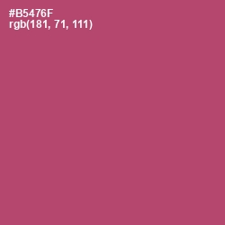 #B5476F - Blush Color Image