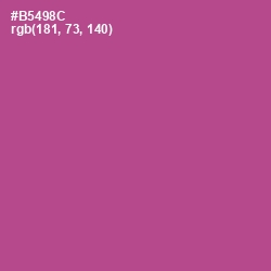 #B5498C - Tapestry Color Image