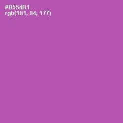 #B554B1 - Wisteria Color Image
