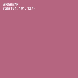 #B5657F - Coral Tree Color Image