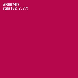 #B6074D - Jazzberry Jam Color Image