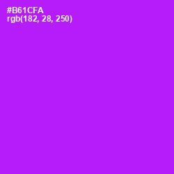 #B61CFA - Electric Violet Color Image