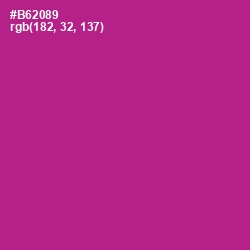 #B62089 - Medium Red Violet Color Image