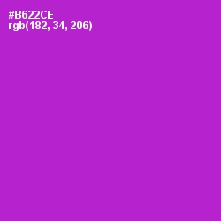 #B622CE - Electric Violet Color Image