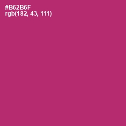 #B62B6F - Hibiscus Color Image