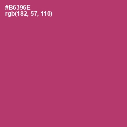 #B6396E - Hibiscus Color Image