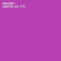 #B640B1 - Tapestry Color Image