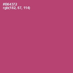 #B64372 - Blush Color Image