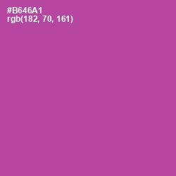 #B646A1 - Tapestry Color Image