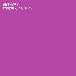 #B647A7 - Tapestry Color Image