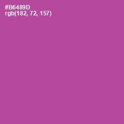 #B6489D - Tapestry Color Image