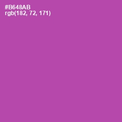 #B648AB - Tapestry Color Image