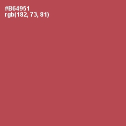 #B64951 - Chestnut Color Image