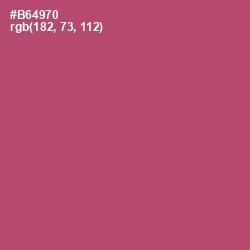 #B64970 - Blush Color Image