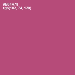 #B64A78 - Cadillac Color Image