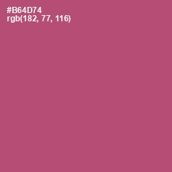 #B64D74 - Cadillac Color Image