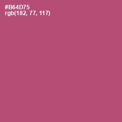 #B64D75 - Cadillac Color Image