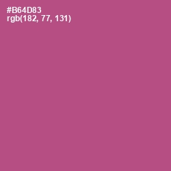#B64D83 - Tapestry Color Image