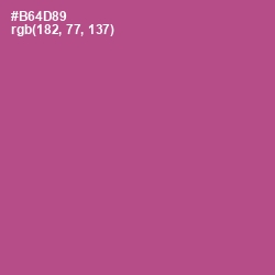 #B64D89 - Tapestry Color Image