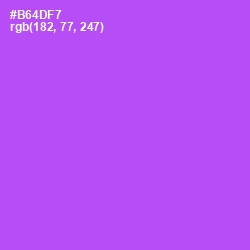 #B64DF7 - Lavender Color Image