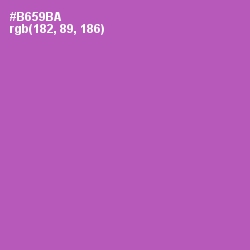 #B659BA - Wisteria Color Image