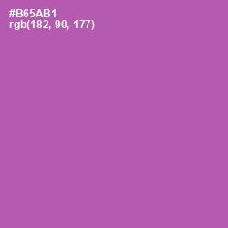 #B65AB1 - Wisteria Color Image