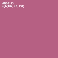#B66183 - Turkish Rose Color Image