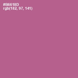 #B6618D - Turkish Rose Color Image