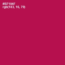 #B7104F - Jazzberry Jam Color Image