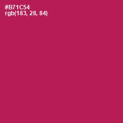 #B71C54 - Jazzberry Jam Color Image