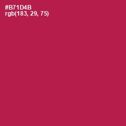 #B71D4B - Jazzberry Jam Color Image