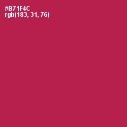 #B71F4C - Jazzberry Jam Color Image