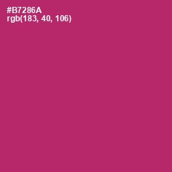 #B7286A - Hibiscus Color Image
