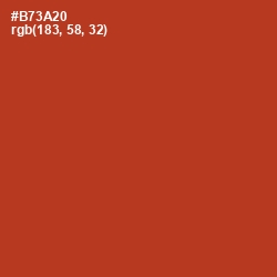 #B73A20 - Tall Poppy Color Image