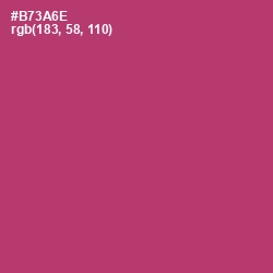 #B73A6E - Hibiscus Color Image