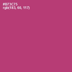 #B73C75 - Hibiscus Color Image