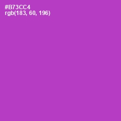 #B73CC4 - Electric Violet Color Image