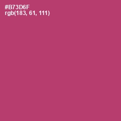 #B73D6F - Hibiscus Color Image