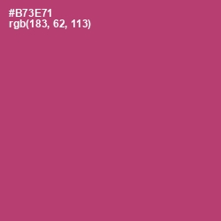 #B73E71 - Hibiscus Color Image