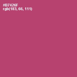 #B7426F - Blush Color Image