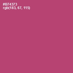 #B74373 - Blush Color Image