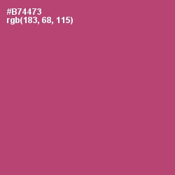 #B74473 - Blush Color Image