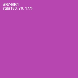 #B746B1 - Wisteria Color Image