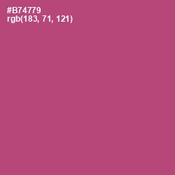 #B74779 - Blush Color Image
