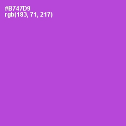 #B747D9 - Amethyst Color Image