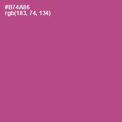 #B74A86 - Tapestry Color Image